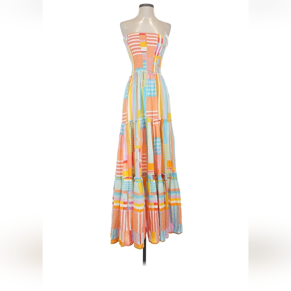 Abel The Label Strapless Maxi Dress